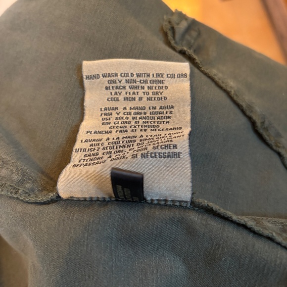 Levi’s Dark Green Military Utility Jacket with Patches – Size M - Picture 6 of 6